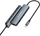 Hub USB C Wozinsky WHBC10Y4S, 6 me 1, alumin, kabllo 25 cm, gri