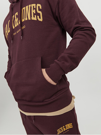 Duks për meshkuj Jack&Jones JJEJOSH Relaxed Fit, i kuq