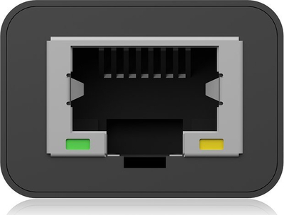 HUB USB Icy Box IB-HUB1439-LAN, 4 në 1, USB 3.2, i zi