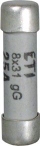 Siguresë cilindër Eti-Polam, 8x32 mm, 16A, aM, 400V, CH8