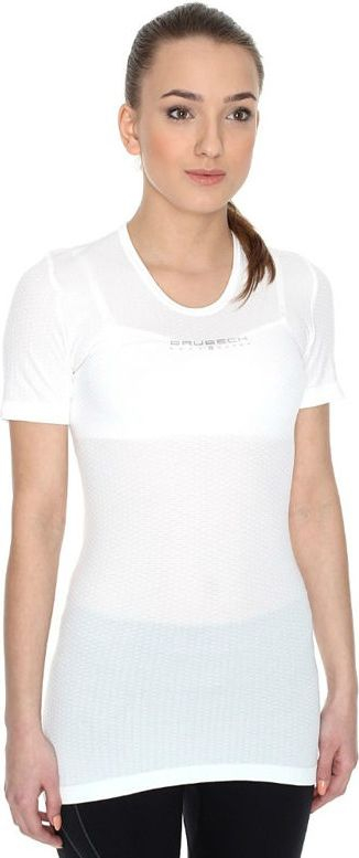 Bluzë termo unisex Brubeck Base Layer SS10540, përmasë L, e bardhë