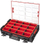 Organizer për vegla Qbrick System One XL Long Bin, set me 4 copë, i kuq
