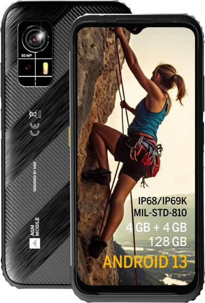 Telefoni AGM H6 Lite, 6.56", 128GB, i zi