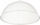 Kapak metalik Excellent Houseware, 30 x 12.5 cm, i bardhë