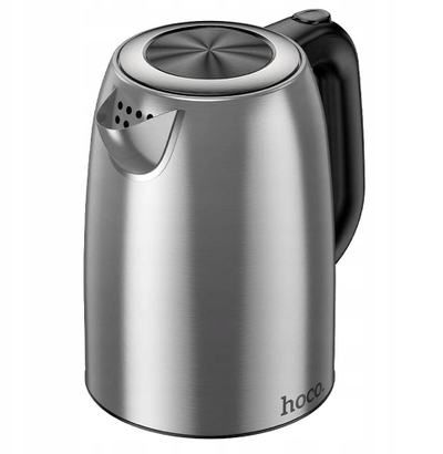 Ibri elektrik Hoco HE12, 1.7L, çelik inox, argjendtë