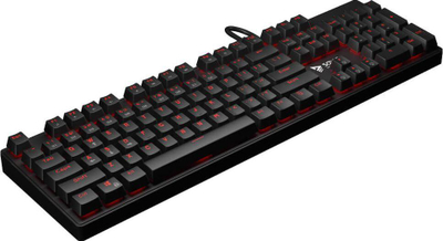Tastierë Savio Tempest RX FULL, US, e zezë (SAVGK-TEMPEST FULL RED)