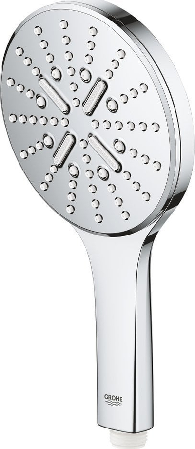 Dush dore Grohe Rainshower SmartActive, 3 rryma uji, krom
