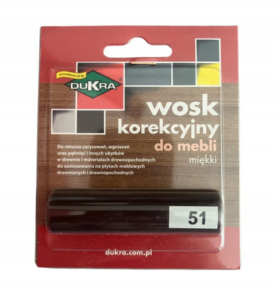 Dylla korrigjuese Jowat Correction Soft Wax 51, për dru, ngjyrë druri natyrale