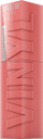 Ruj i lëngshëm Maybelline New York SuperStay Vinyl Ink 100 Charmed, qëndrueshmëri e gjatë, 4.2ml