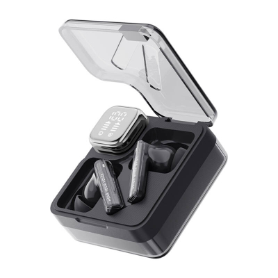 Kufje wireless QCY MeloBuds Neo, Bluetooth 5.3, 24 orë bateri, të zeza