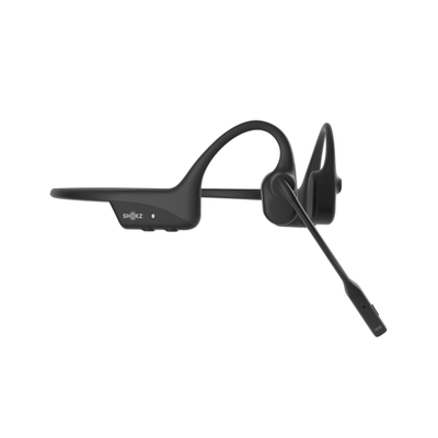 Слушалки без жици Shokz OpenComm2 2025 Upgrade, со микрофон, отворено уво, црни