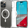 Husë Spigen Ultra Hybrid Mag MagSafe për iPhone 14 Pro Max, transparente, e bardhë