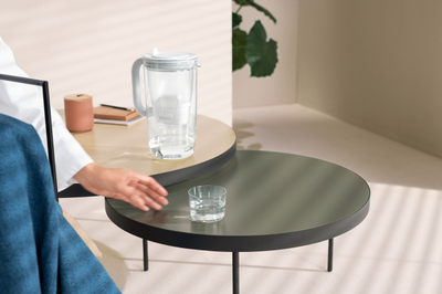 Bрока за филтрирање вода Brita Glass+1 Maxtra PRO, 2.5L, со филтер MAXTRA PRO, сива
