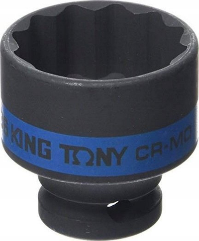 Kapëse goditëse King Tony 12-Point 1/2", 27mm, metal i zi