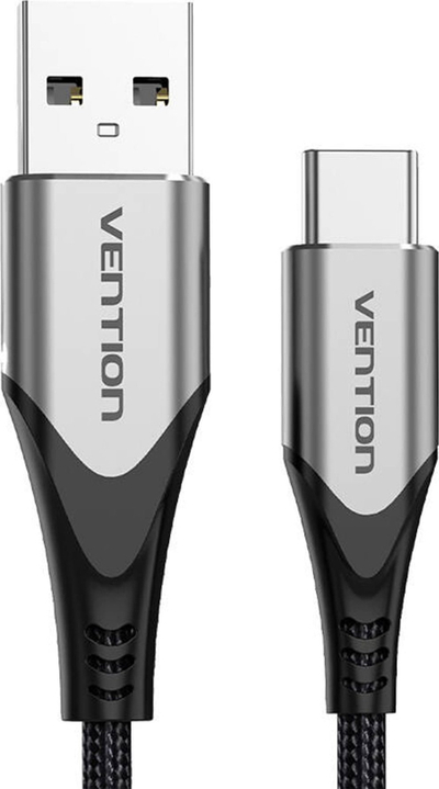 Kabllo USB Vention Type‑C USB 2.0, 3A, 1m, gri