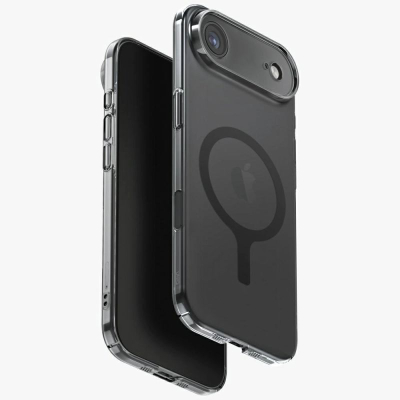 Mbulesë telefoni Uniq Airsuit për iPhone 17 Air, Magclick, ezezë transparente
