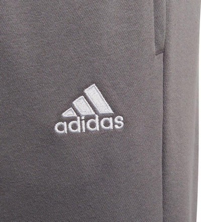 Pantallona doku adidas Entrada 22 Jr H57519, pambuk poliester, për kalamaj, gri