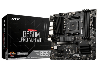 Матична плоча MSI B550M PRO-VDH WiFi AMD B550 Socket AM4 micro ATX