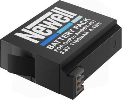 Bateri Newell AHDBT-401 për GoPro Hero 4, litium jon, e zezë