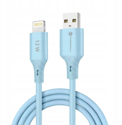 Kabllo USB Forcell F Energy C343, USB A me Lightning, 1m, blu