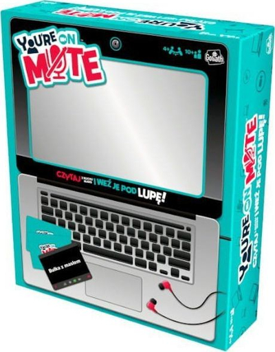 Друштвена игра Goliath You Are Muted, за 4+ играчи, возраст 10+, повеќебојна