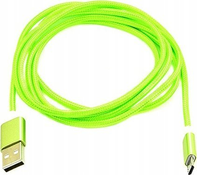 Kabllo USB NoName Economy, Micro USB, 1.5m, najlon lejla