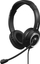 Kufje me mikrofon Sandberg USB C Chat Headset, lidhje USB C, kontroll volumi në kabllo, të zeza
