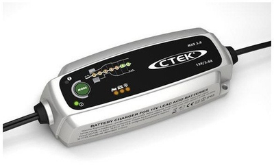 Karikues baterie CTEK MXS 3.8, 12V, 0.8A 3.8A, gri