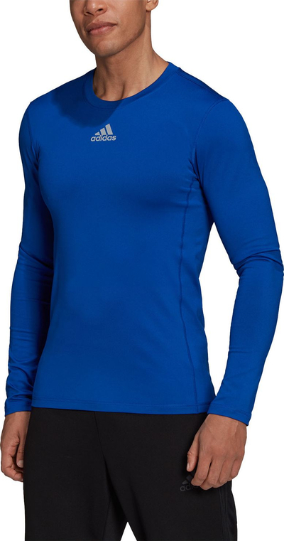 Bluzë termike adidas TechFit Warm M H23127, me mëngë t’gjata, për burra, blu