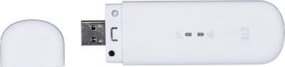USB Ви-Фи модем ЗТЕ МФ79Н, 4Г ЛТЕ, 150 Mbps, бел