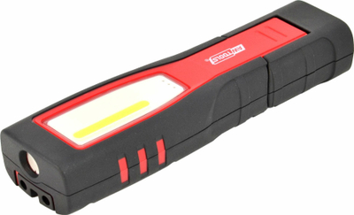 Dritë inspektuese LED Black Line Tecnic, 600 lm, e rikarikueshme, e zezë