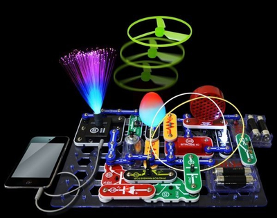 Set edukativ elektronik Boffin II Light, 182 projekte, 54 pjesë, shumëngjyrësh