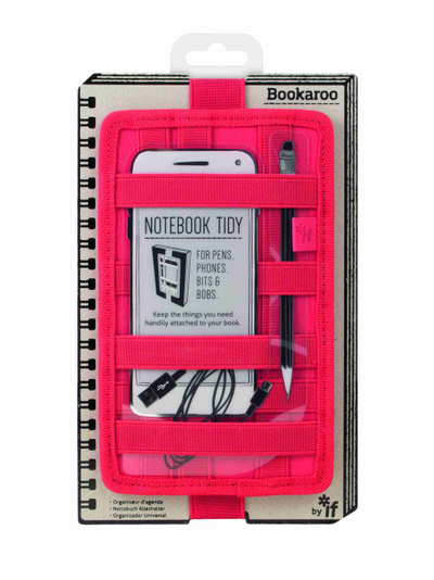Bookaroo Notebook Tidy Red