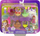 Set loje Polly Pocket Tropical Treats Carnival, kukull 7.5 cm, rrotë panoramike, shumëngjyrësh
