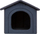 Shpi tekstili për qen Hobbydog Buda R5, 60x70 cm, blu navy