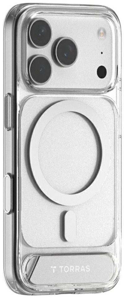 Mbulesë telefoni Torras Pstand Series për iPhone 17 Pro Max, transparente