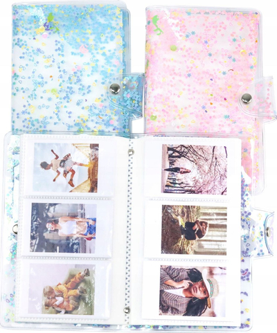 Album foto LoveInstant për Fujifilm Instax Mini, 96 foto, Pink Sequins, rozë