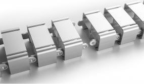 Organizues kabllosh InLine Flexible, për tavolina me lartësi që rregullohen, me 4 ndarje, 1.28 m, gri