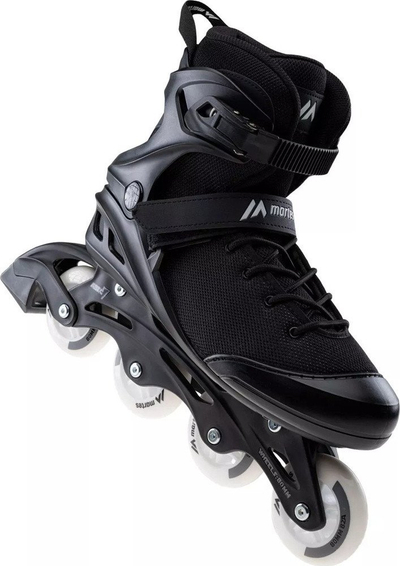 Patina fitness për meshkuj AMARRO II, rrota 80mm 82A, kushineta ABEC 7, të zeza