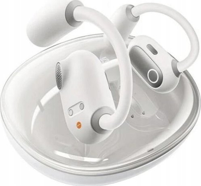 Kufje Bluetooth Baseus Eli Sport 1, open ear, 30 orë bateri, të bardha
