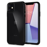 Mbështjellës për iPhone 11 Spigen Ultra Hybrid, i zi