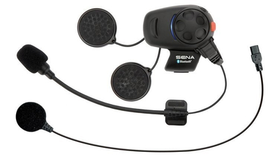 Interkom për motor SENA SMH5, Dual Pack, Bluetooth 5.1, 400m, i zi