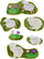 Ornamente dekorative vetëngjitëse prej ndjere CRAFT WITH FUN Sheep 531805, 6 copë, shumëngjyrëshe