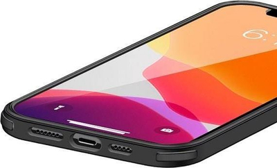 Kapak telefoni Krusell 360 Protective, për iPhone 12 12 Pro 6.1", xham i temperuar, i zi