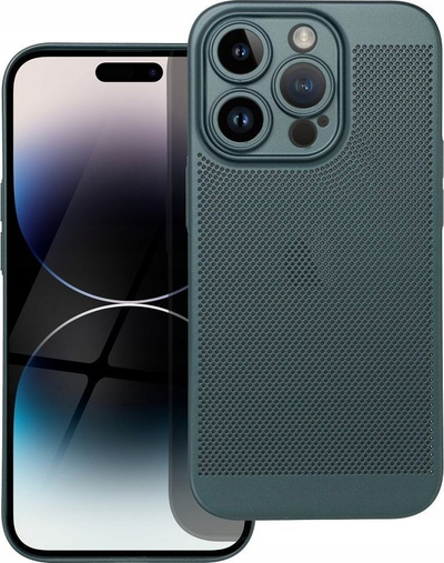 Kapak telefoni Breezy Back Case për Samsung Galaxy A14 4G/5G, plastik, me vrima, jeshil