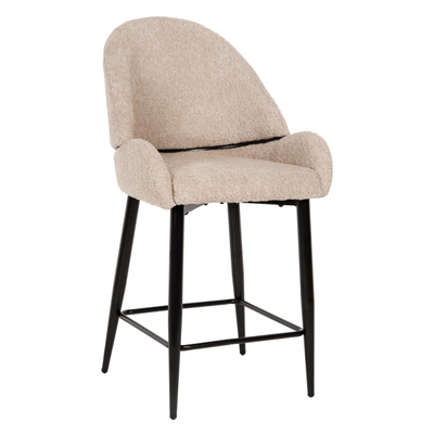 Stol mesatar 55x62x105Hcm (HM8586.02), zezë