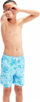 Pantallona banjo për çuna Speedo Prt 15in, thahen shpejt, print tropikal, blu