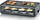 Grill raclette Severin RG 2365, 1300W, pllaka qeramike, i zi