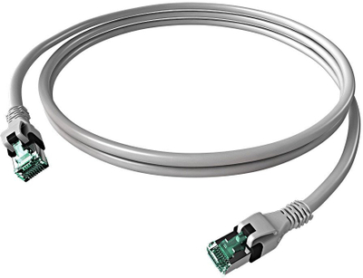 Мрежен кабел DualBoot CPP1OAAAAA0075, Cat6A, 7.5m, сив