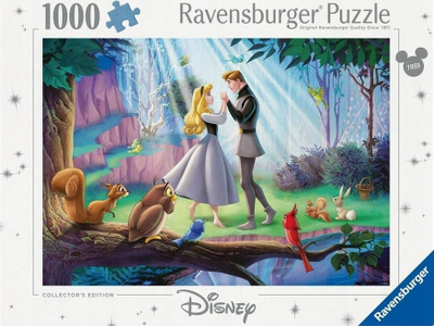 Puzzle Ravensburger Sleeping Beauty, 1000 copa, Disney, shumëngjyrëshe